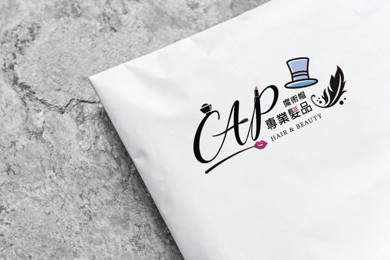 CAP首都髮妝,LOGO設計,商標設計,形象設計