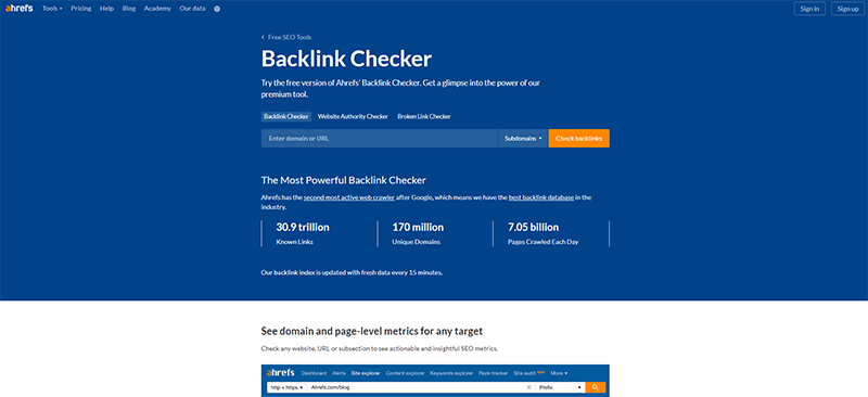 Backlink Checker