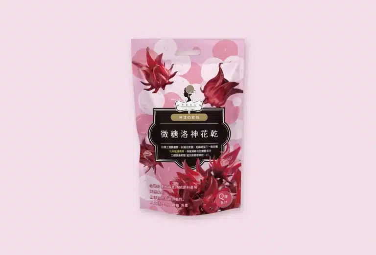 洛神花乾 密封袋設計 果乾包裝設計 果乾袋設計 包裝設計推薦 高雄包裝設計 台中包裝設計