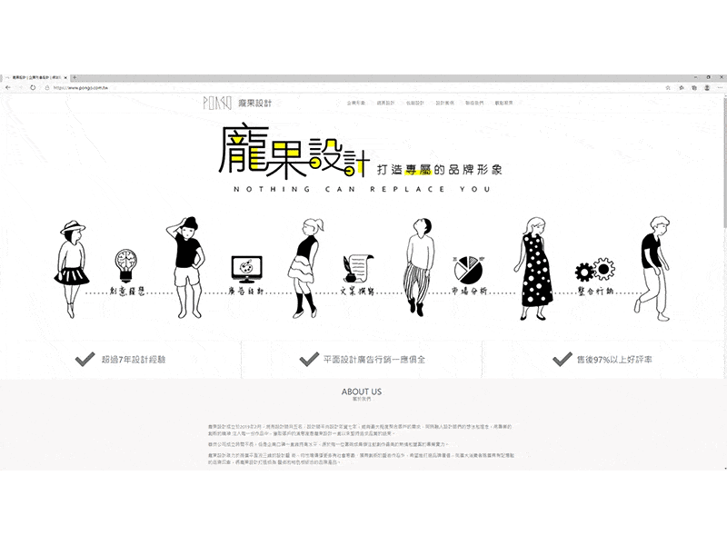 龐果設計響應式網頁