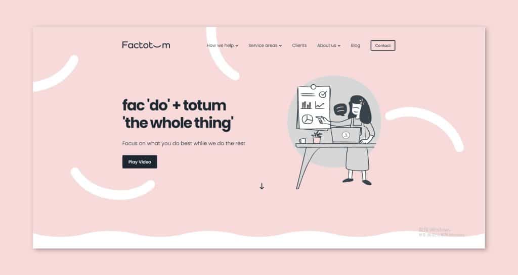 色彩輪廓不會過於活潑的特性，讓希望網頁設計更為沉穩的品牌也能使用。