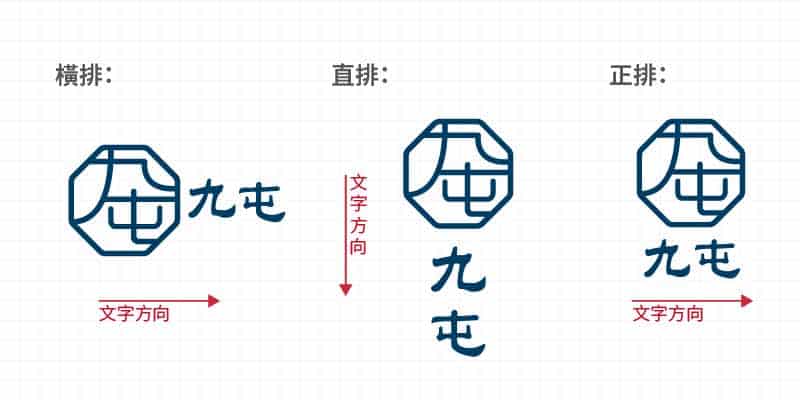 品牌LOGO -九屯咖哩－文字排列組合