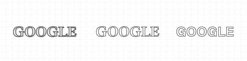 GOOGLE的 LOGO設計演變