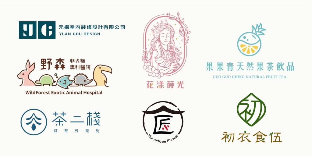 龐果設計近期圖文logo設計相關案例案例