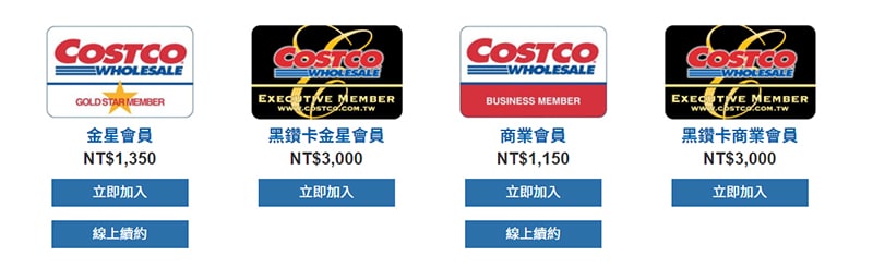 好市多訂閱制價格表