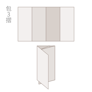 包 3 摺