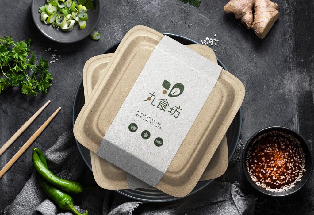 包裝簡約響應環保議題，讓丸食坊能更契合核心價值。