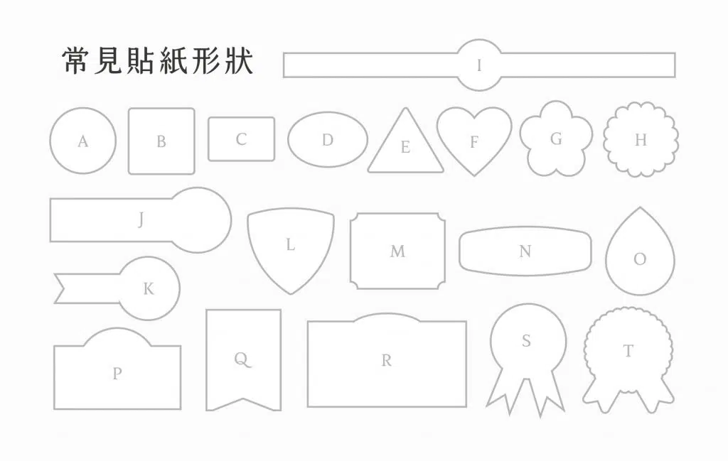 包裝貼紙設計