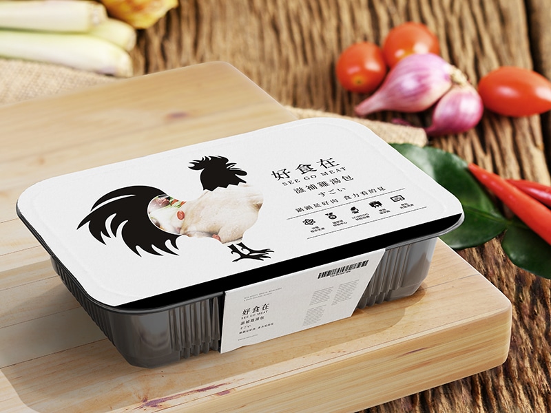 好食在滋補雞湯包的包裝設計