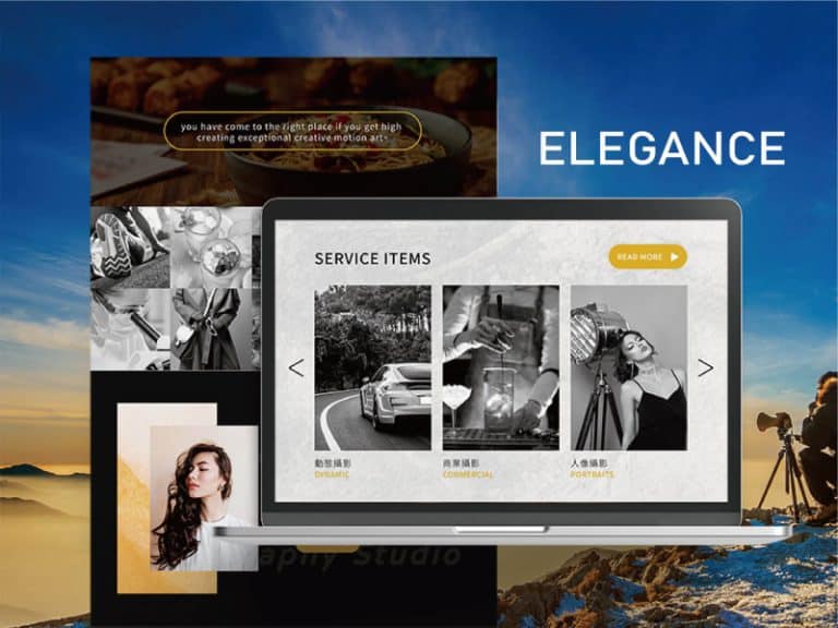 mingge 攝影工作室的網站設計是高雄網頁設計公司所策劃。